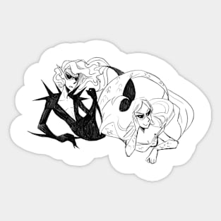 Apollo and Yunoire Sticker